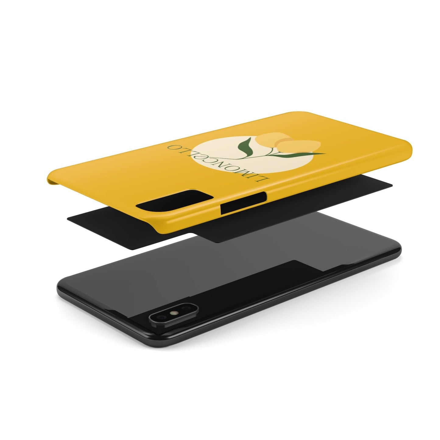 Italian Limoncello Yellow Slim Phone Cases with Lemons, Case-Mate IPHONE16 and all sizes